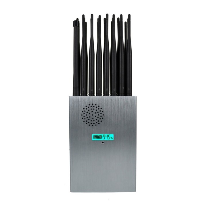 P24 World's First 24-Band Portable Signal Jammer with LCD Display