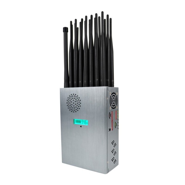 P24 World's First 24-Band Portable Signal Jammer with LCD Display