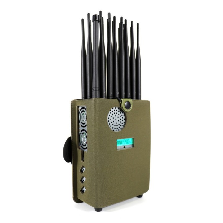 P24 World's First 24-Band Portable Signal Jammer with LCD Display