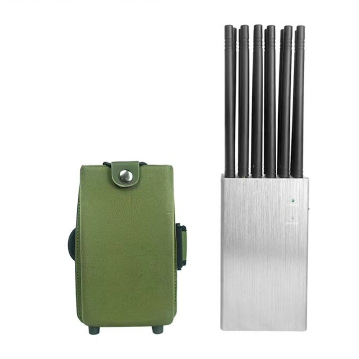 12-Antennas Signal Jammer, GSM/LTE/5G/GPS/WiFi/Lojack Mobile Phone & Tracking Signal Blocker