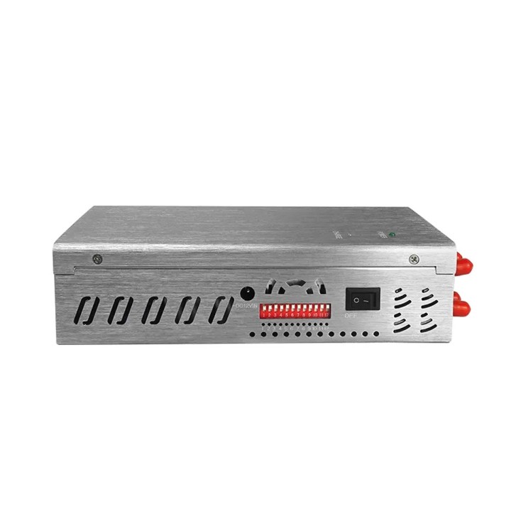 12-Antennas Signal Jammer, GSM/LTE/5G/GPS/WiFi/Lojack Mobile Phone & Tracking Signal Blocker