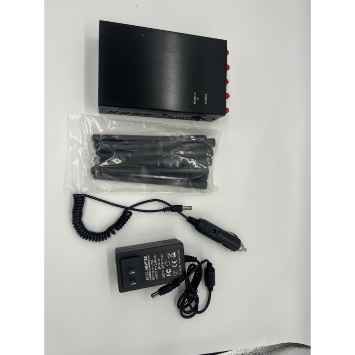 10-Channel Signal Jammer, VHF/UHF/2G-5G/GPS/WiFi Cell Phone & Tracker Signal Blocker