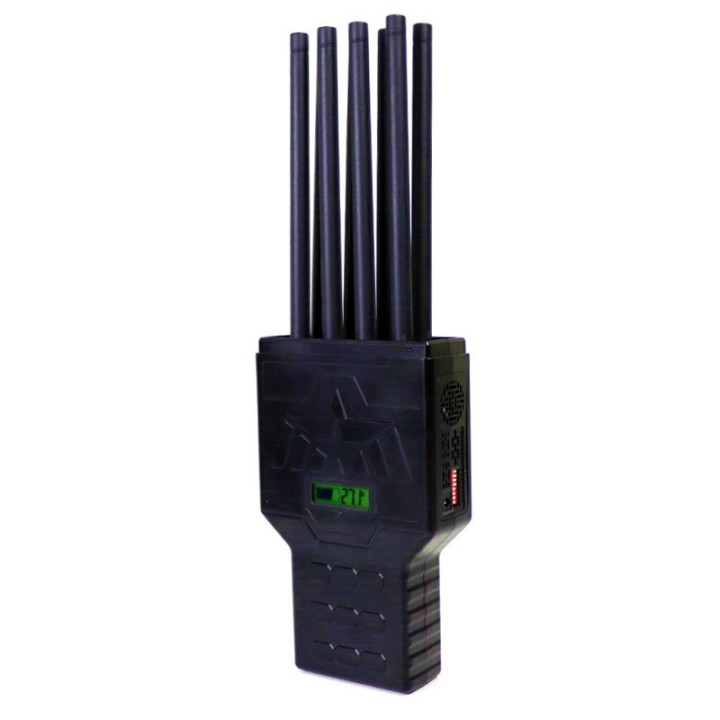 JAX-HP26 High-Power Portable Signal Jammer | 26W Output | 40m Range | 8 Antennas