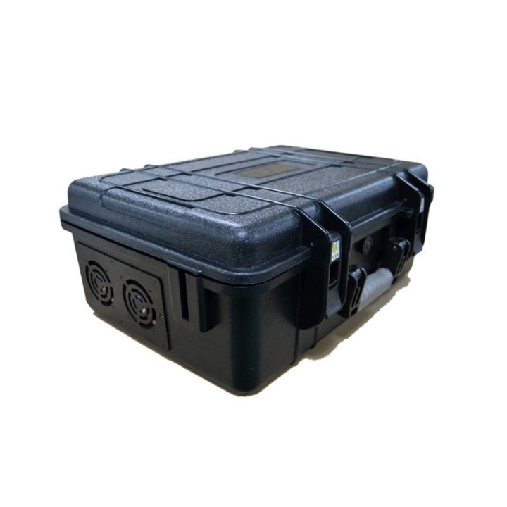 High-Power Suitcase Signal Jammer | 90W Portable Blocker for 2G/3G/4G/5G, GPS, WiFi & VHF/UHF