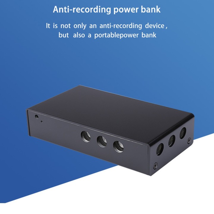 AudioShield Pro: 2-in-1 Anti-Recording Jammer & 4000mAh Power Bank