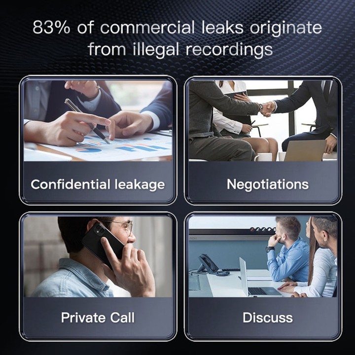 Ultrasonic Privacy Shield | 180° Safe Anti-Recording Device