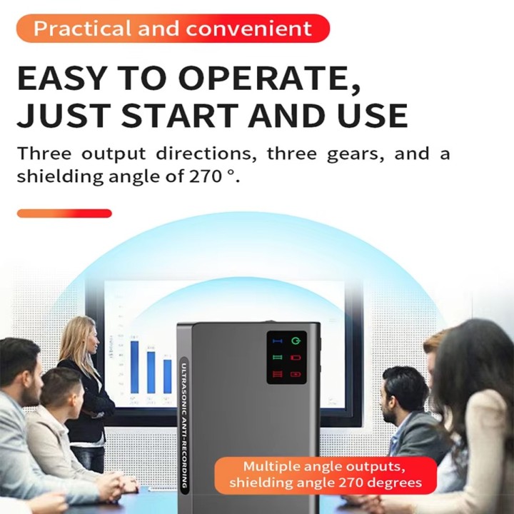 New Anti Record Guard: Ultrasonic Audio Jammer with Remote Control